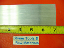1/8" X 2" ALUMINUM 6061 FLAT BAR 7" long T6511 Extruded Mill Stock Cut New