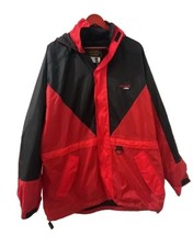 Stearns Dry Wear 8725 Jacket Size L Red Black Rain Coat