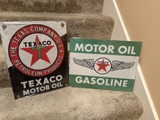 Texaco Motor Oil Vintage Look Metal Sign Motor Oil Gasoline Truck Brand New