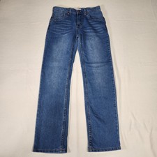 Levi 514 Performance Straight Youth Boy Size 14 Reg Fit 27W 27.5L Med Wash