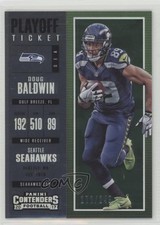 2017 Panini Contenders Season Playoff Ticket 172/249 Doug Baldwin #61 fm0