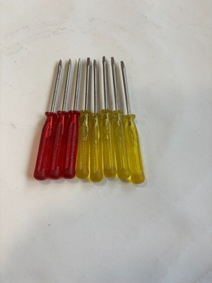 Mini Schlitzschraubendreher 40 mm Flachkopf für Kleingeräte Reparatur x8 *EL211