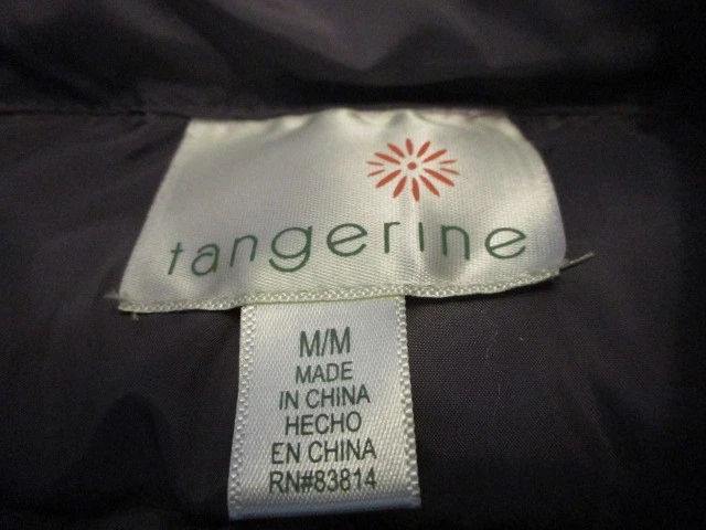 CHALECO ACOLCHADO MUJER MARCA MANDARINA MORADO, TALLA M Foto 2 de 4