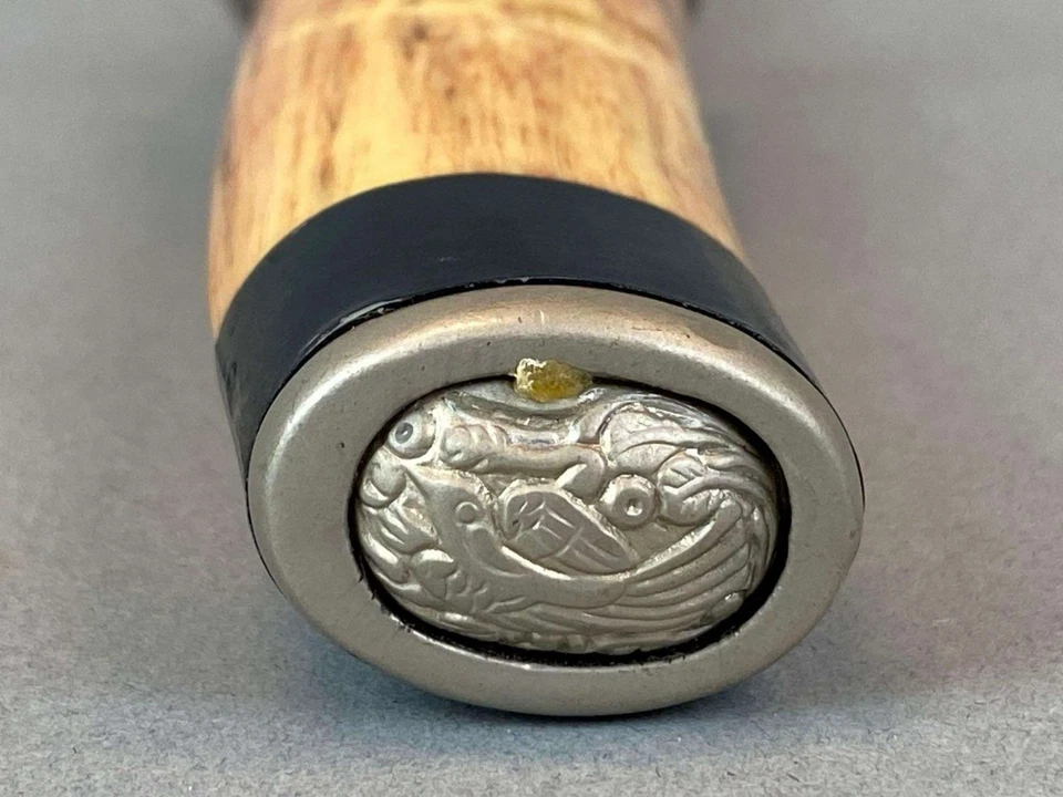 Cuchillo espada corta japonés Hara-Kiri hoja fija acero inoxidable tanto Foto 3 de 4