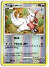 Zangoose 59/106 Uncommon Great Encounters Pokemon Reverse Holo Lightly Played on eBay