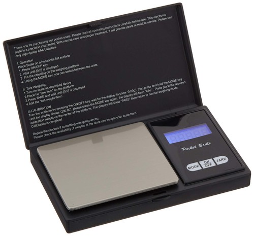 Digital Food Scales Precision 500g/0.01g, Small Pocket Ounces Grams, Portable...