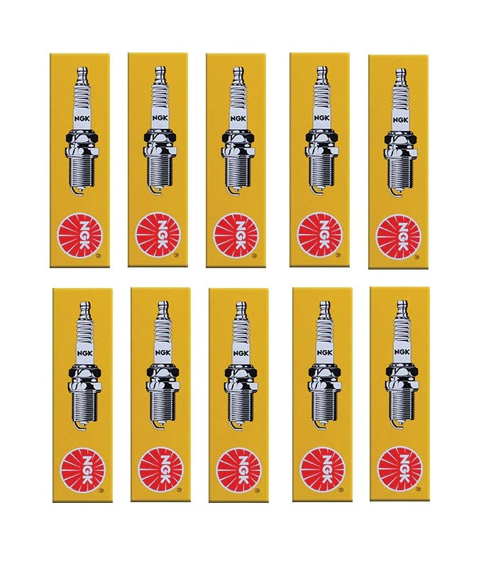 Set of 10 NGK Standard Spark Plugs for Suzuki SV1000, S 2007-2003 Engine 1000cc - Image 2 of 4