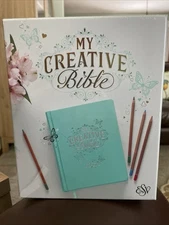 ESV Creative Bible Turquoise by Christian Art Gifts (2021, Leather)