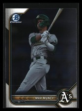 Max Muncy 2022 Bowman Draft Chrome #BDC-69 Oakland Athletics ROOKIE *009