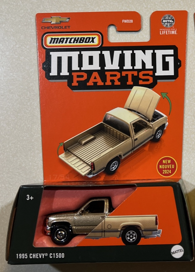マッチボックス　15 2024 MATCHBOX MOVING PARTS SERIES 1995 CHEVY C1500 TAN | eBay