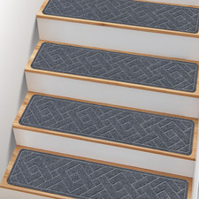 Non Slip Stair Treads for Wooden Steps,15 Pack 8" X 30" Stairs Carpet Treads Ind