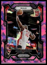 2023-24 Panini Prizm #286 Adama Sanogo Prizms Pink Ice Rookie