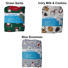 Carter's Baby & Toddler 2-Piece Holiday Soft Breathable Pajama Set