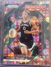 2024 Panini Prizm Monopoly WNBA - Jackie Young #WNBA15 Free Parking Red Ice