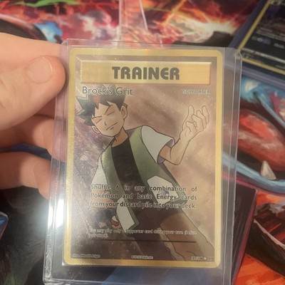 Brock's Grit (Full Art) Holo Ultra Rare XY - Evolutions 107/108 LP