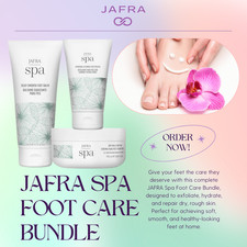 JAFRA SPA Foot Care Bundle Smooth Revitalize Your Feet 3-Piece Set