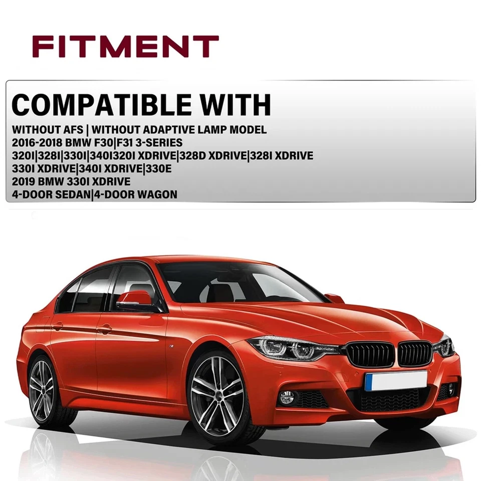 Левостороннее светодиодное устройство фары подходит для 2016 2017 2018 BMW 328d xDrive - Изображение 3 из 4