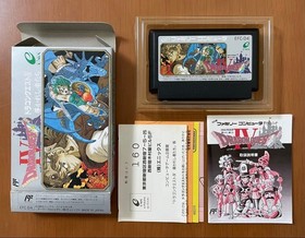 FC Dragon Quest I II III IV 4 Game Set Famicom ENIX Tested Japan