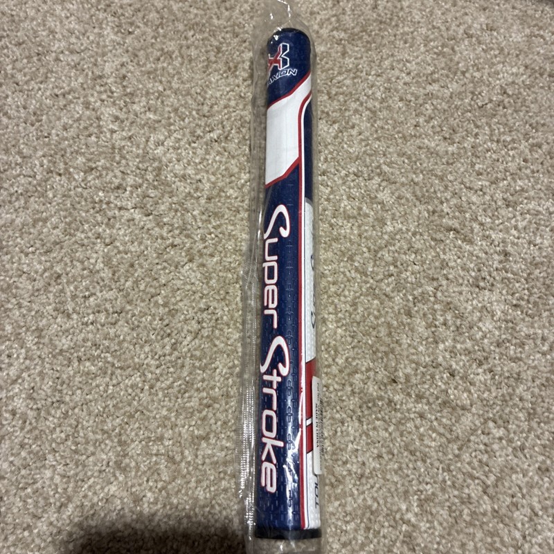 SuperStroke (Authentic) Traxion Red White & Blue Tour 1.0 Putter Grip brand new 