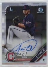 2019 Bowman Chrome Prospect Auto Aaron Civale #CPA-AC Auto 8b5