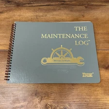 Weems & Plath 804 11-1/2 x 8-5/8 The Maintenance Log New Unused Gray