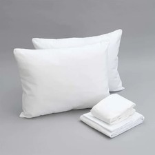 Essentials Bedding Bundle Pillow Cover, Sheet Set, and Mattress Protector