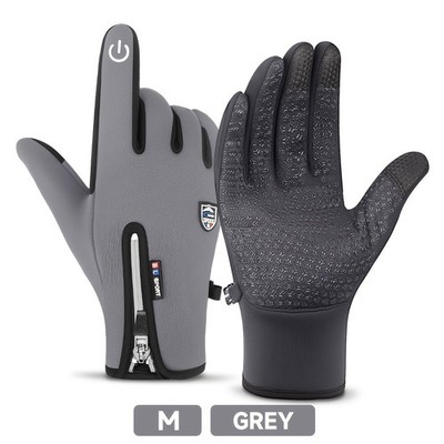 Outdoor Insulated Windproof Waterproof Sports Gloves, Touchscreen Winter Gloves