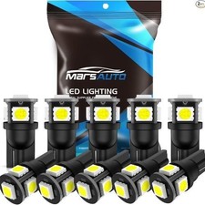 194 LED Light Bulbs, 6000k Super Bright T10 168 2825 5SMD Replacement White