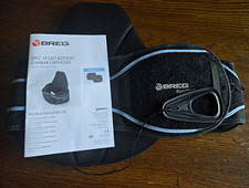 Breg Epic LP LSO 637/650 Lumbar Back Orthosis Brace M Black Neoprene Adj