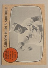 1968 Topps - World Series Bob Gibson #154