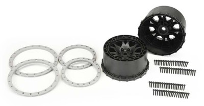 #ad #ad Pro Line Impulse Pro Loc Black Wheels X Maxx 2 2763 03 $56.99