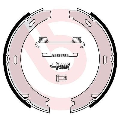 Brembo Bremsbackensatz, Feststellbremse Hinterachse FüR MERCEDES-BENZ-image