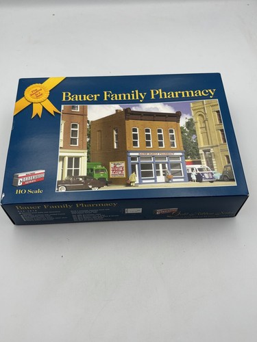Kit de construcción de farmacia familiar Bauer serie cinta dorada Walthers 933-3618 HO | Zustand: New
