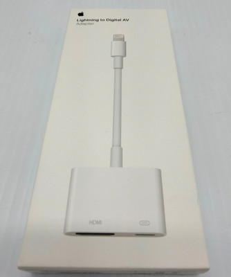 Apple Lightning to Digital AV Adapter HDMI lightning port MW2P3AM/A  A1438