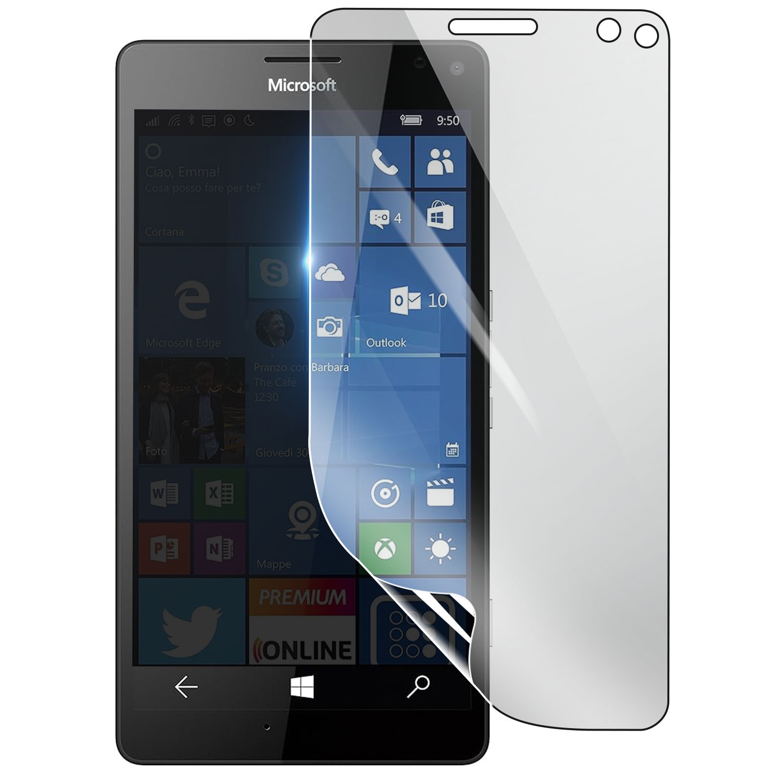 Écran Lumia 950 XL cassé ? Protégez-le avec le film hydrogel antichoc 3mk flexible