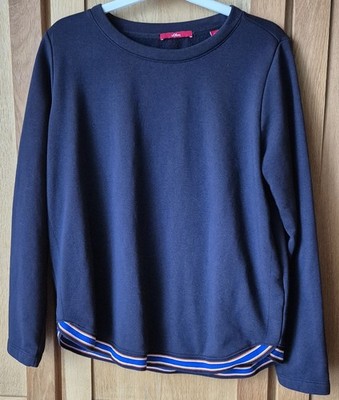 Damen Sweatshirt s.Oliver Gr. 40 Dunkelblau