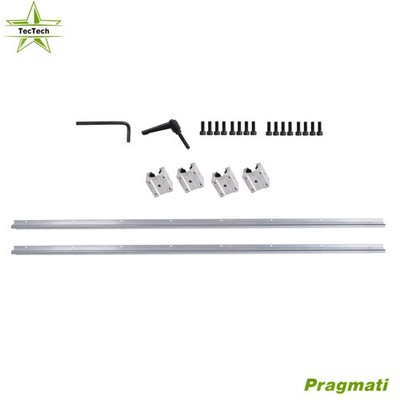 Linear Rail Kit W/2 SBR16-1500mm Linear Guide,4 SBR16UU Square Bearing Blocks