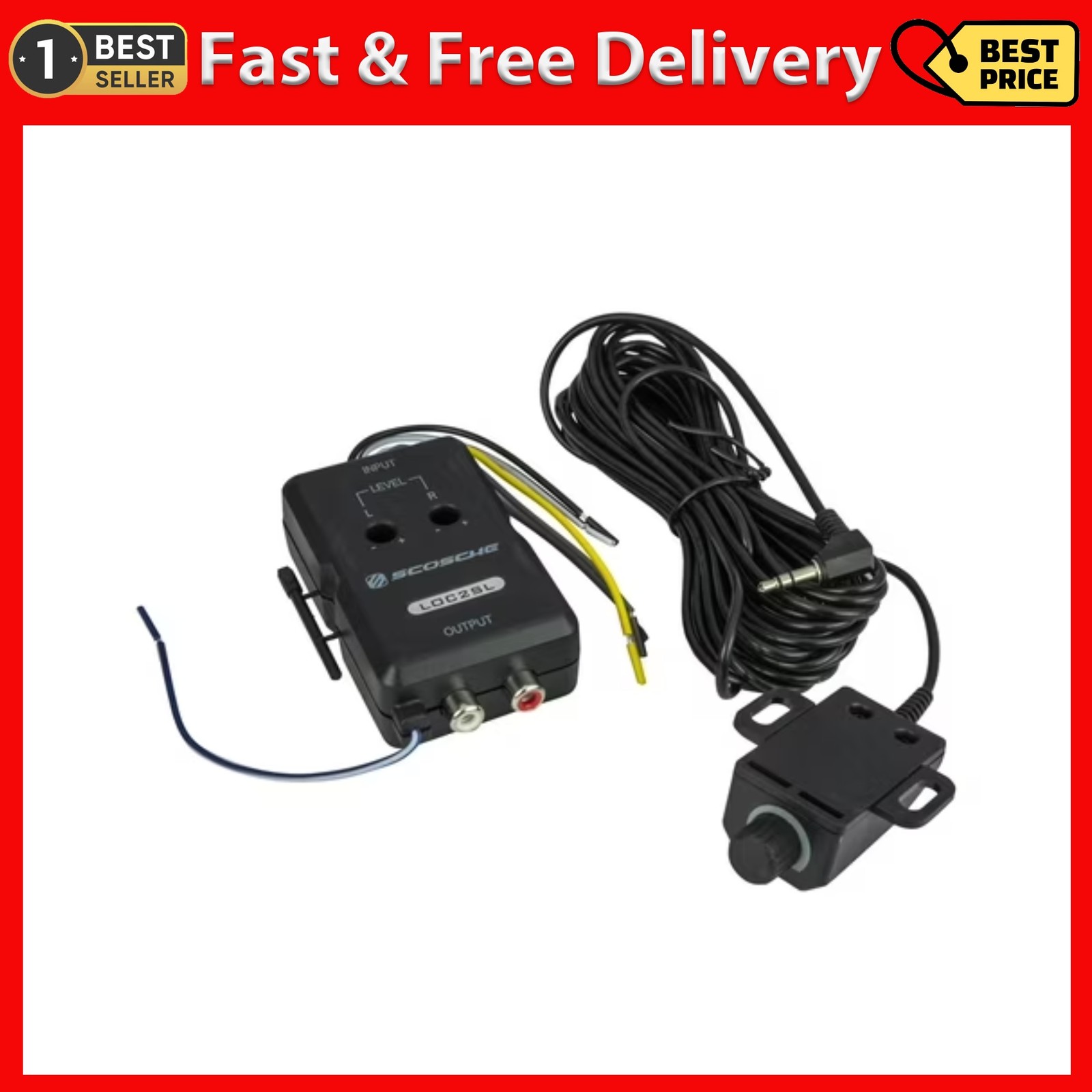 Scosche LOC2SL-WM Line Output Converter w/ Remote Control Kn