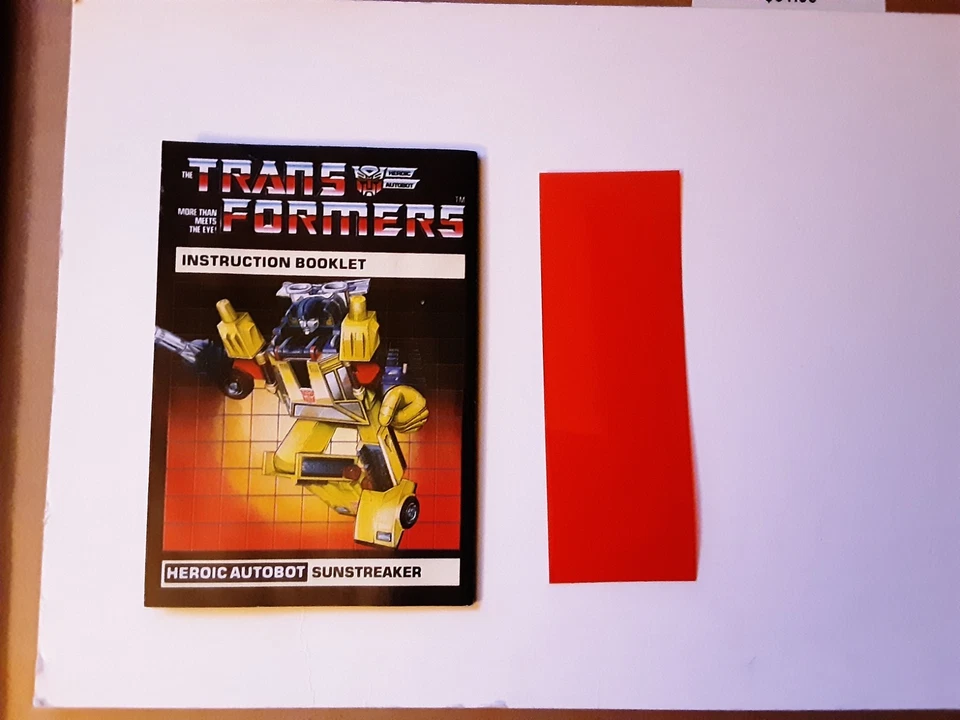 Lote de caixa G1 1984 Sunstreaker, Sideswipe, Jazz com instruções. Boas caixas. Sem brinquedos. - Imagem 4 de 4