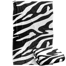 Zebra Print Silky Touch Super Soft Throw Blanket