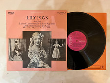Lily Pons – Arias From Lucia Di Lammermoor LP- RCA Victrola – VIC-1473