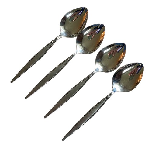 Oneida VENETIA Community 4 Soup Spoons Stainless Flatware 6 7/8" Replacement - Picture 10 of 11