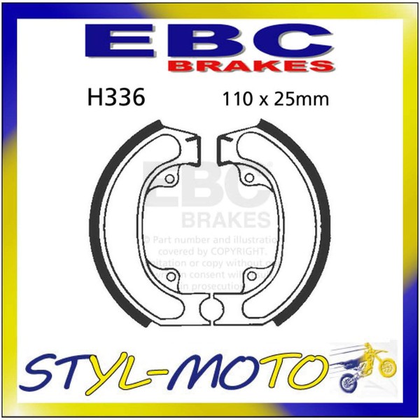 H336 Rachen Hinten Ebc Honda Nh 90 Lead 1988-image
