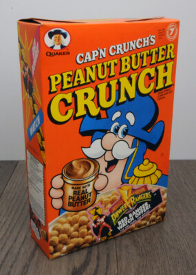 Cap'n Crunch Peanut Butter Crunch Cereal w/Power Rangers Watch 15 Oz ...