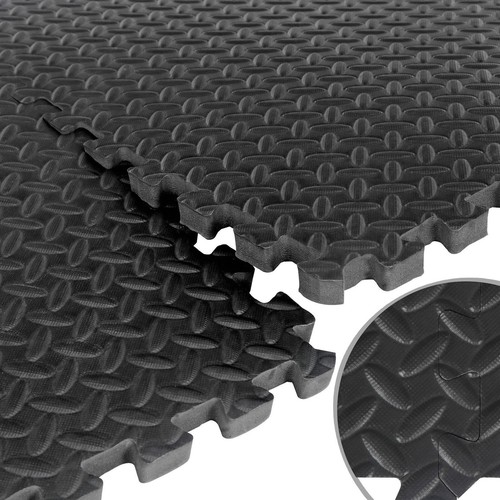 48 Tiles Puzzle Gym Mat Workout Exercise Mat 3/4'' Thick EVA Foam Interlocking - Picture 5 of 10