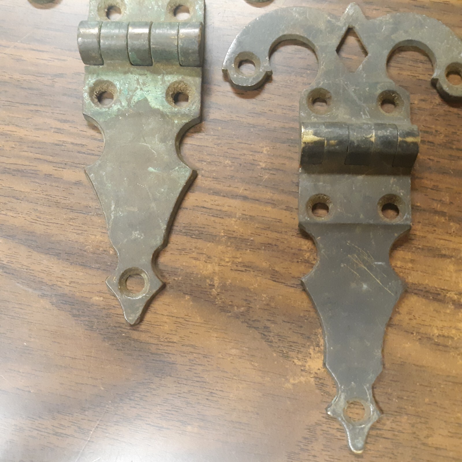 Vintage Antique Brass Ice Box Hinges eBay