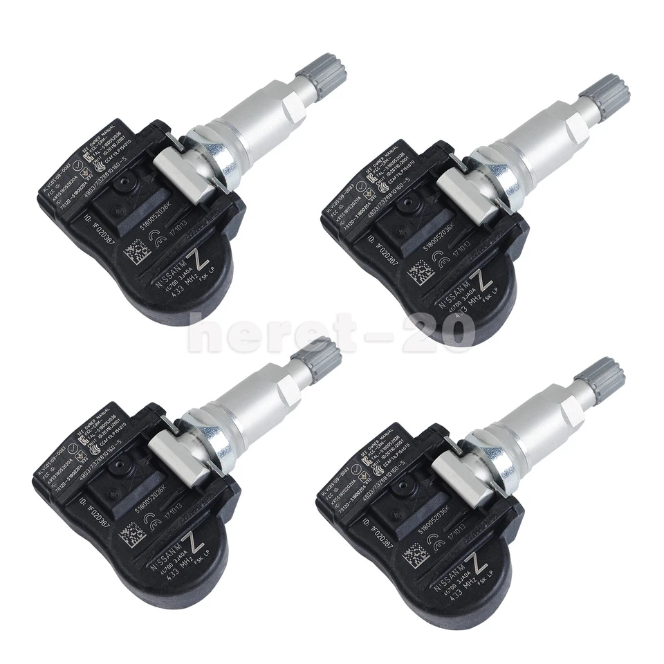 For Nissan Altima Murano Pathfinder 40700-3JA0B Tire Pressure Sensor TPMS 4PCS Foto 3 de 4