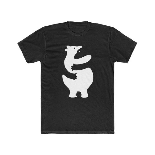 Bear Hug Gay Men's Cotton Crew Tee Otter Cub LGBTQ - Picture 3 of 5
