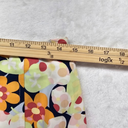 Talbots Floral Print Maxi A-Line Skirt Tropical Summer Beach Coastal Womens Sz 8 - Picture 6 of 9
