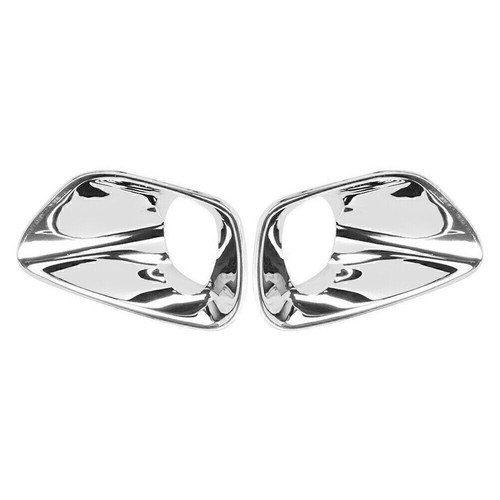 Mistlamp Kap Voor Volvo XC60 2018 2019 2020 2021 2022 Chrome Mistlicht Grille Mistachterlicht Cover Frame Trim ABS Decoratie (Color : Achterkant